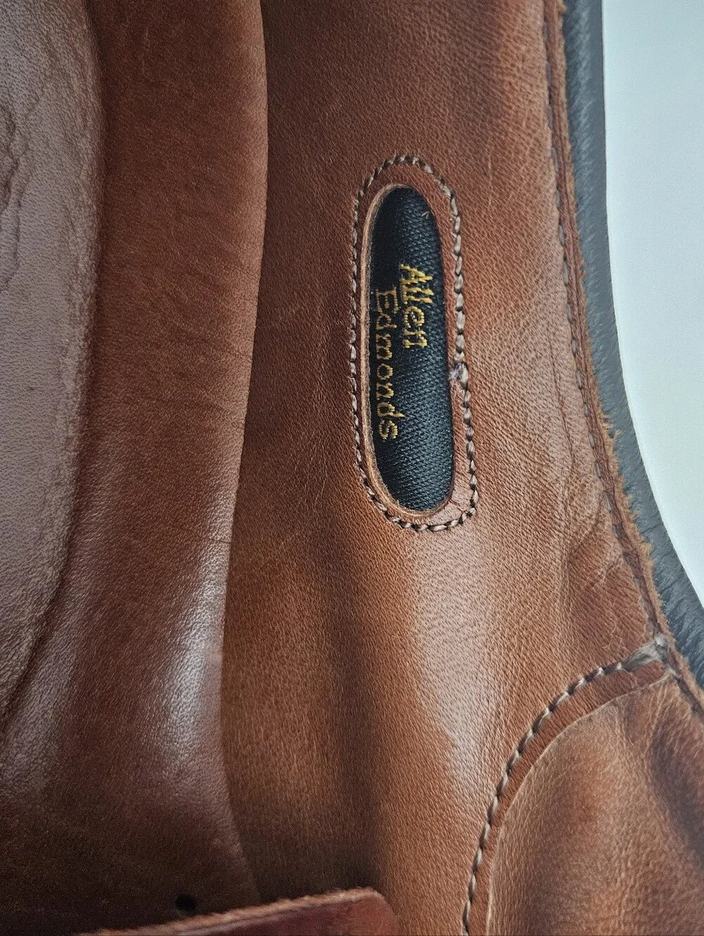 Allen Edmonds Benton Brown Leather Cap Toe Oxford Comfort Orthotics Size 11